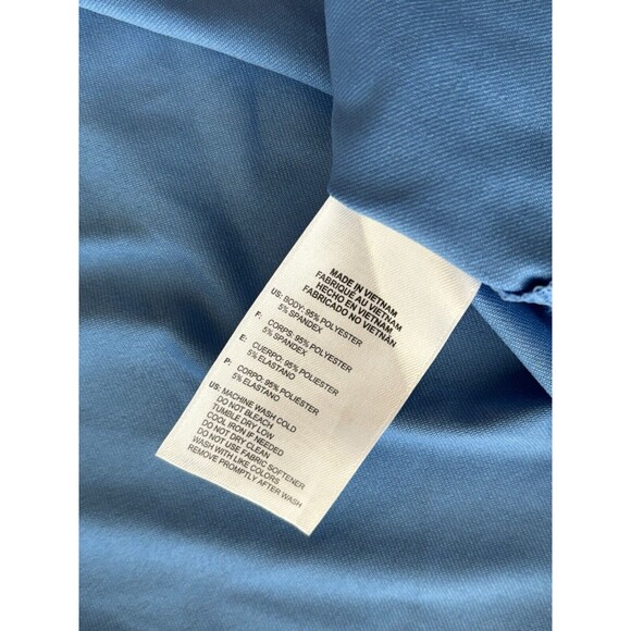 Adidas Golf Polo Mens Size XL Climacool Blue Preppy Athletic Golf Shirt - Picture 7 of 8